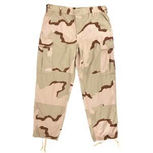 Y2K Military desert combat camouflage cargo pants 2000s vintage